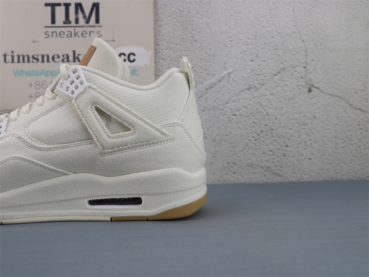 GX Batch Air Jordan 4 Retro Levis White AO2571-100